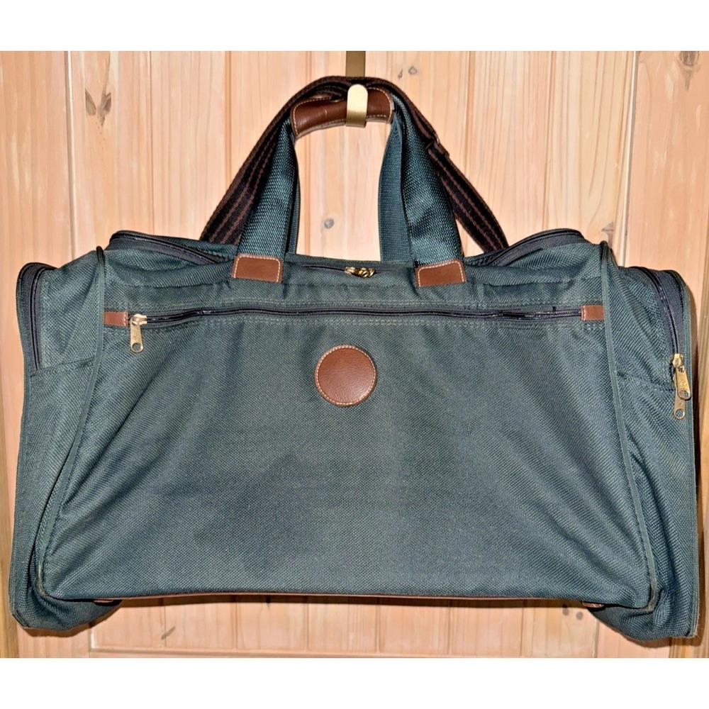 Vintage Samsonite The Survivor Summit Duffle Bag Green Travel Gym Luggage